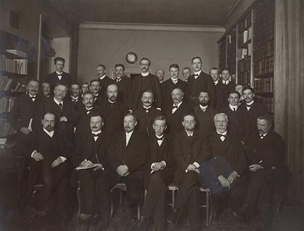 Medlemmar ur Geologiska Föreningen i november 1909
