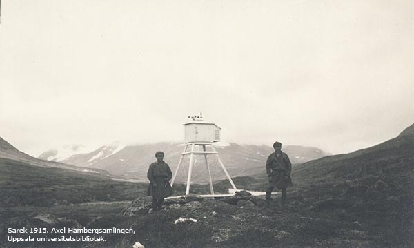 Meteorograf vid Tjågnorishyddan