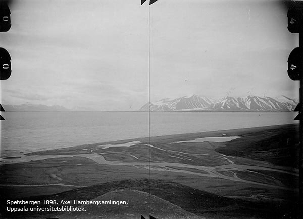 Foto taget under arbetet med kartläggningen av Baie Recherche och van Keulen Bay