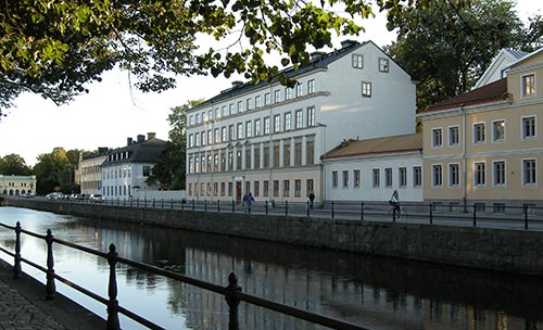 Västra Ågatan 22, geografiska institutionens första adress. Foto Lars Andersson.